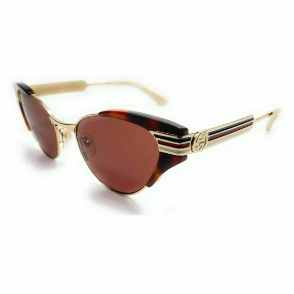 Gucci Women's Havana Brown Sunglasses! - Picture 1 of 4